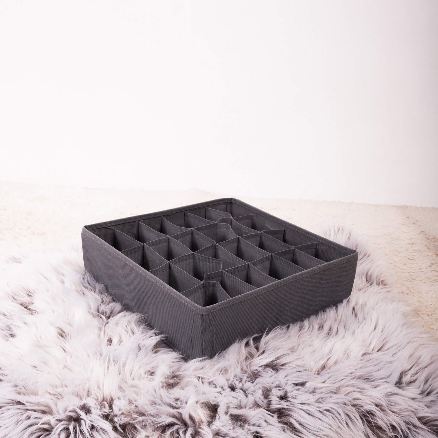 Charcoal Pack of 4 Drawer Storage Organizer Set for Accessories
