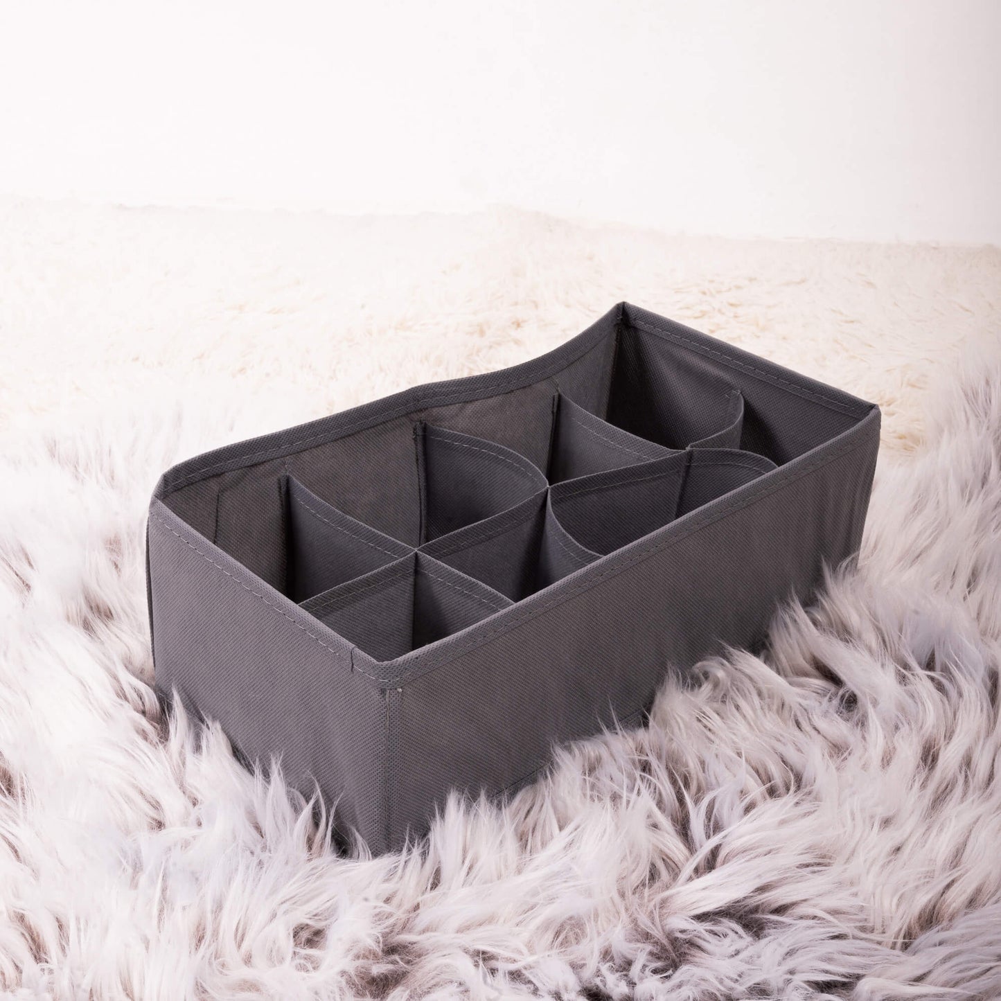 Charcoal Pack of 4 Drawer Storage Organizer Set for Accessories