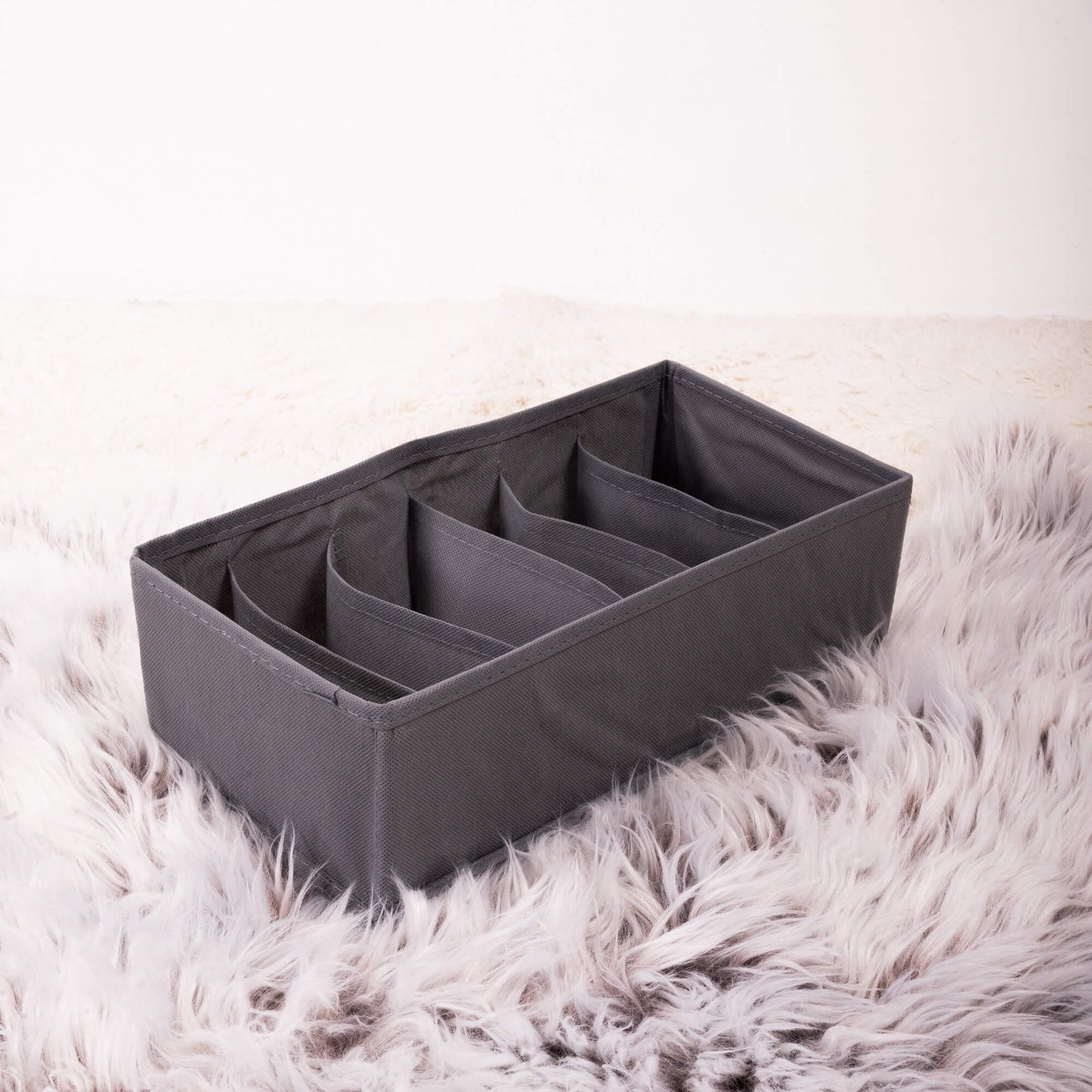 Charcoal Pack of 4 Drawer Storage Organizer Set for Accessories