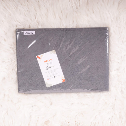 Floral Grey Jeans Organizer 7 Compartment Storage Box for Closet